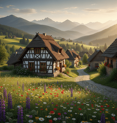 Landhaus-Rückzug